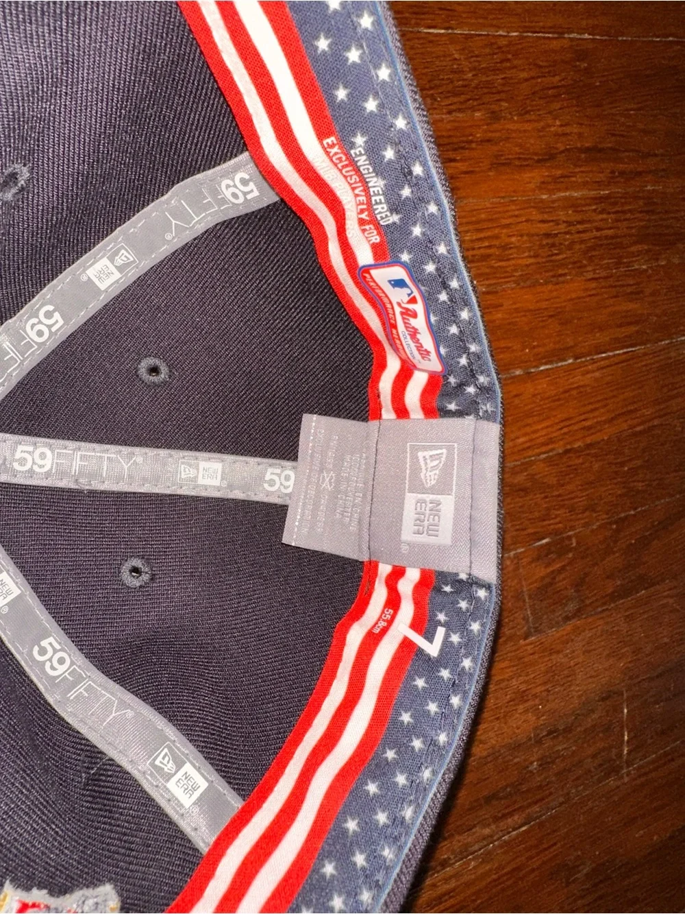 Men's San Francisco Giants New Era Navy 2018 Stars & Stripes 4th of July Hat - Picture 5 of 6